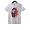 BAPE patchwork contrast ape head short sleeve black T-Shirts