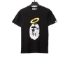 BAPE Union ape head short sleeves black T-Shirts