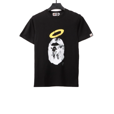  BAPE Union ape head short sleeves black T-Shirts 01