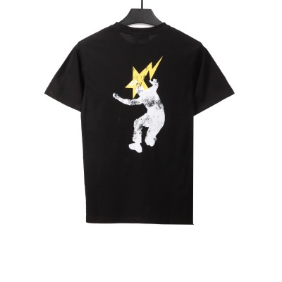 BAPE Union ape head short sleeves black T-Shirts 02