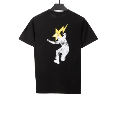 BAPE Union ape head short sleeves black T-Shirts 02