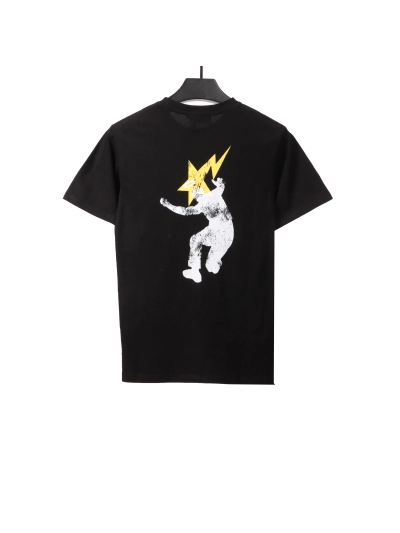 BAPE Union ape head short sleeves black T-Shirts 02