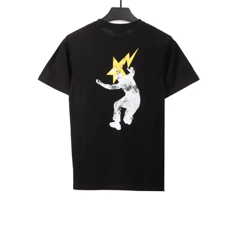 BAPE Union ape head short sleeves black T-Shirts