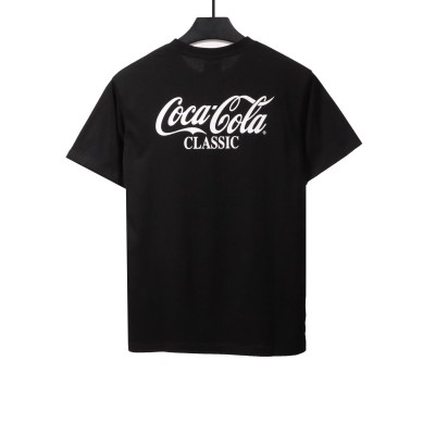 BAPE x Coca-Co ape head short sleeves black T-Shirts 02