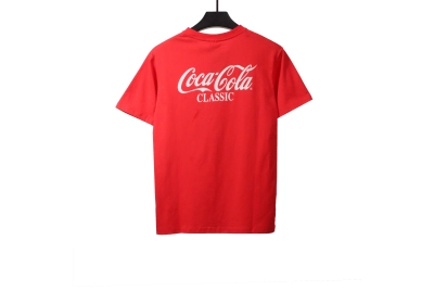 BAPE x Coca-Co ape head short sleeves white T-Shirts 02