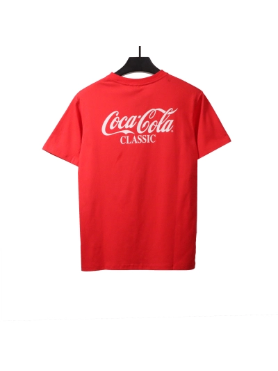 BAPE x Coca-Co ape head short sleeves white T-Shirts 02