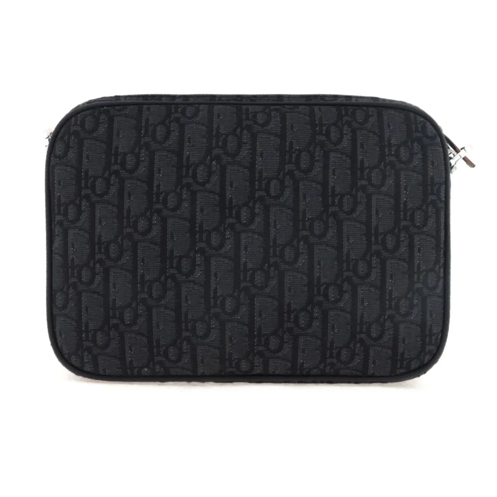 D*or saddle three-piece handbag black