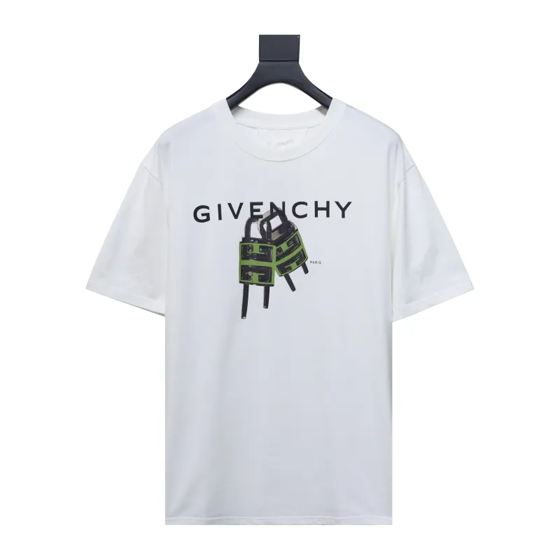  Givenchy 23ss lock letter print short sleeves 1901 T-Shirts