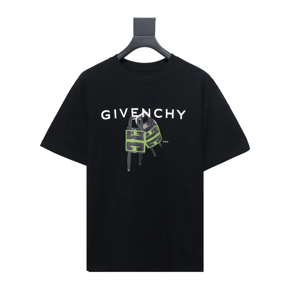  Givenchy 23ss lock letter print short sleeves 1902 T-Shirts