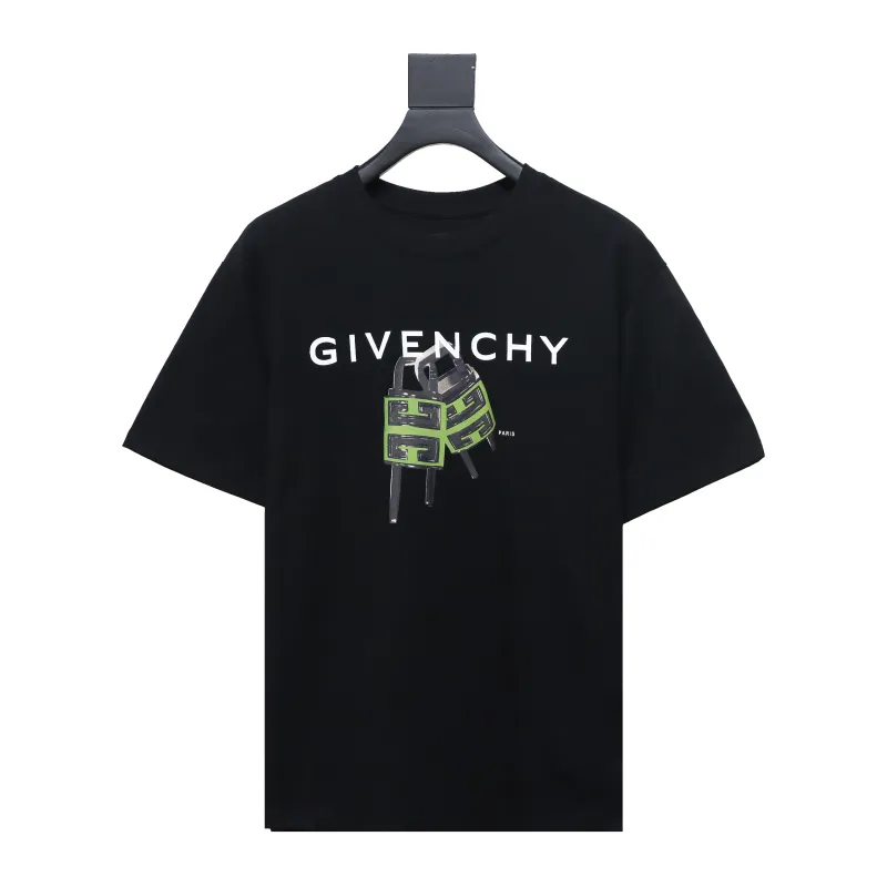  Givenchy 23ss lock letter print short sleeves 1902 T-Shirts