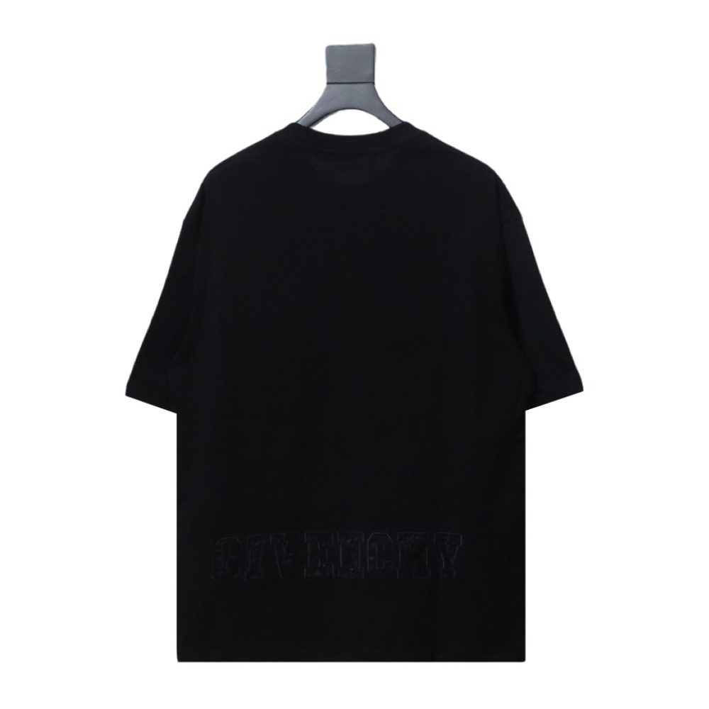 Givenchy 24ss front and back embroidered letter logo short sleeves T-Shirts