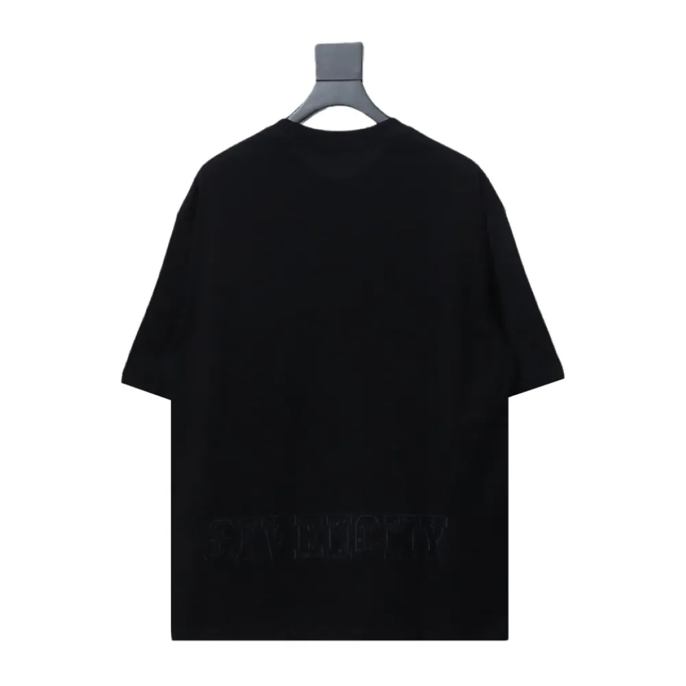 Givenchy 24ss front and back embroidered letter logo short sleeves T-Shirts