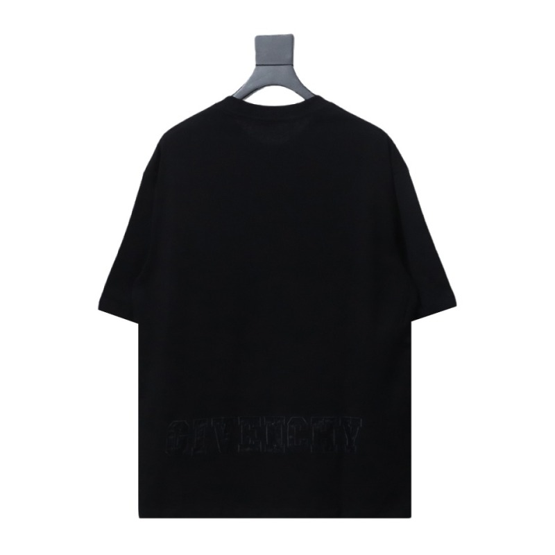 Givenchy 24ss front and back embroidered letter logo short sleeves T-Shirts