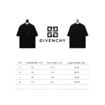 Givenchy 24ss front and back embroidered letter logo short sleeves T-Shirts