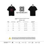  Givenchy five-star distressed print short sleeve T-shirt Black T-Shirts