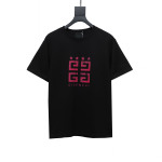  Givenchy five-star distressed print short sleeve T-shirt Black T-Shirts