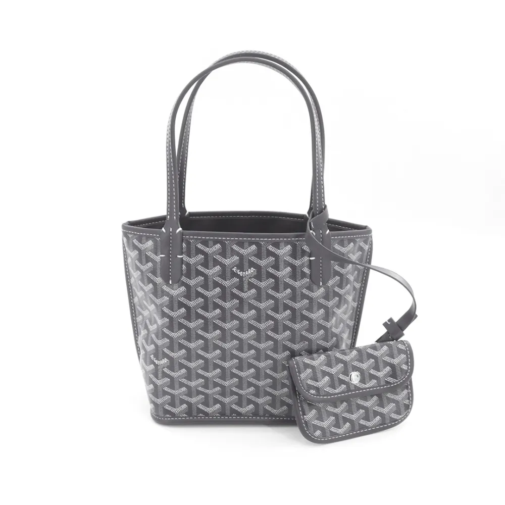 Go*ard double-sided tote bag mini gray