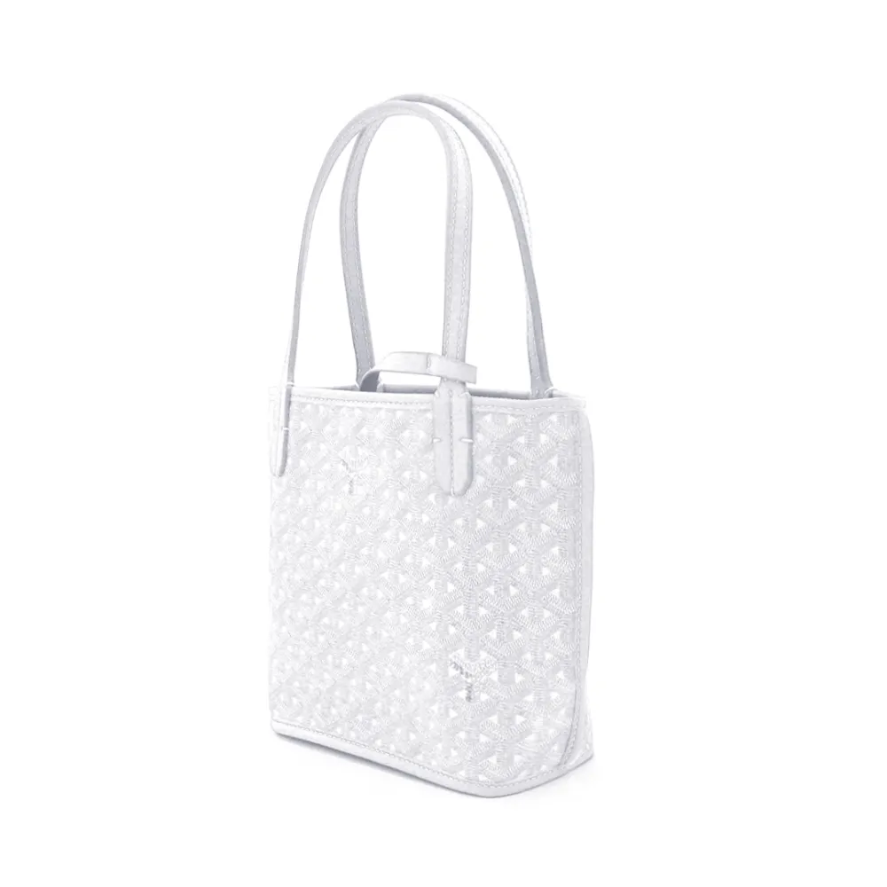 Go*ard double-sided tote bag mini white