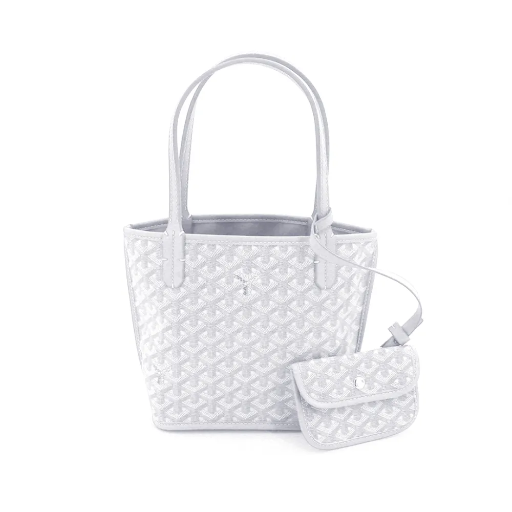 Go*ard double-sided tote bag mini white