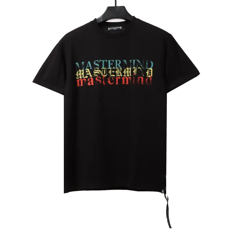 MMJ colorful double-image skull short sleeves T-Shirts