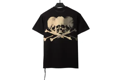 MMJ colorful double-image skull short sleeves T-Shirts 02