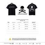 MMJ reflective incomplete skull short sleeves T-Shirts