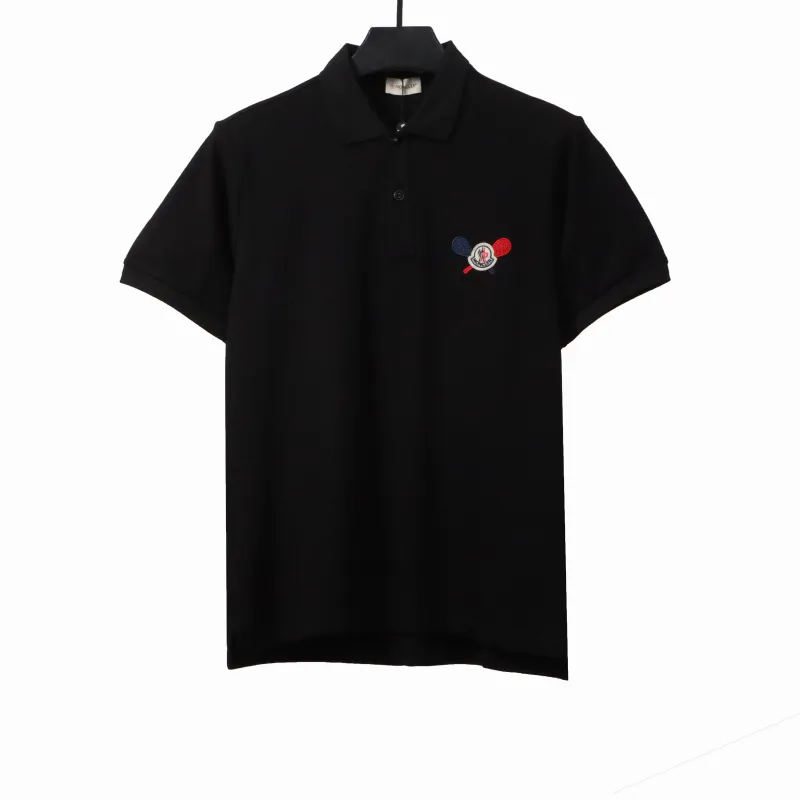 Moncler tennis racket print POLO black