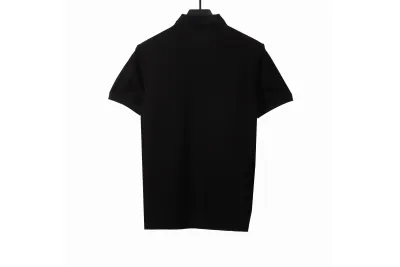 Moncler tennis racket print POLO black 02