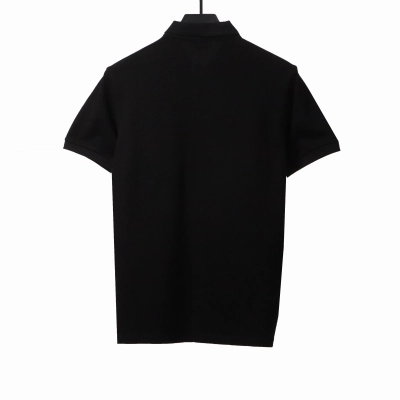 Moncler tennis racket print POLO black 02