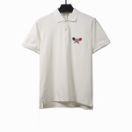 Moncler tennis racket print POLO white