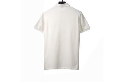 Moncler tennis racket print POLO white 02