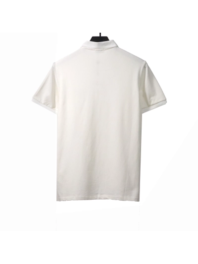 Moncler tennis racket print POLO white 02