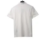  Prada classic triangle cotton polo white
