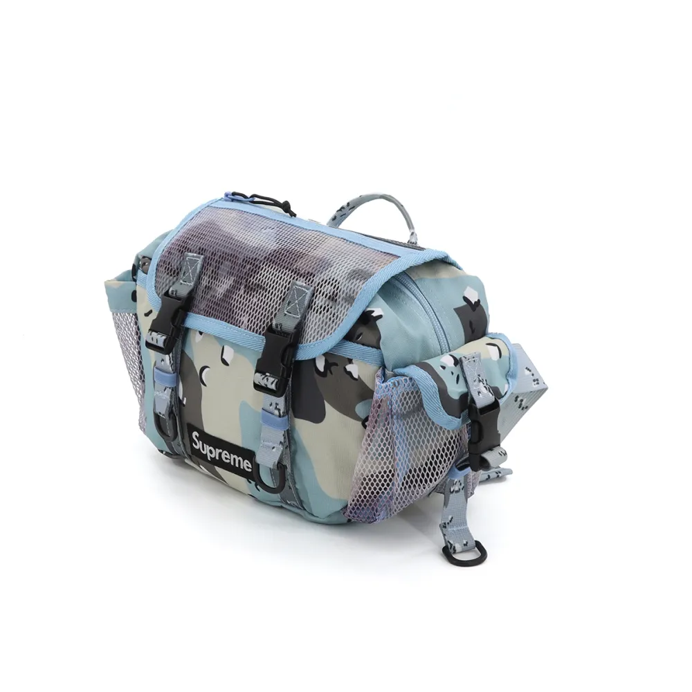 S*p*e 20ss 3m reflective mesh messenger bag camouflage blue