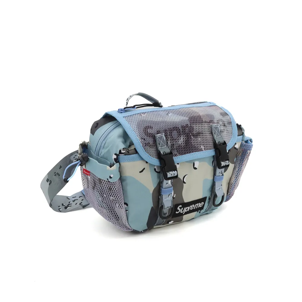S*p*e 20ss 3m reflective mesh messenger bag camouflage blue