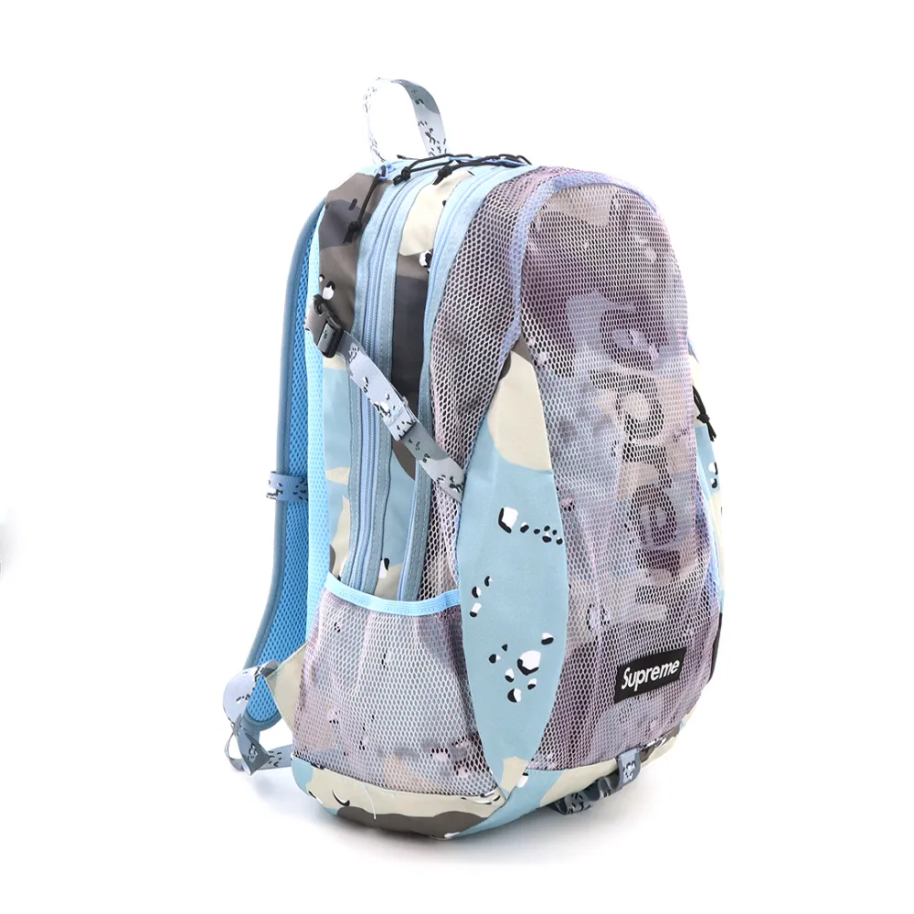 S*p*e large capacity 3m reflective backpack ice blue bag