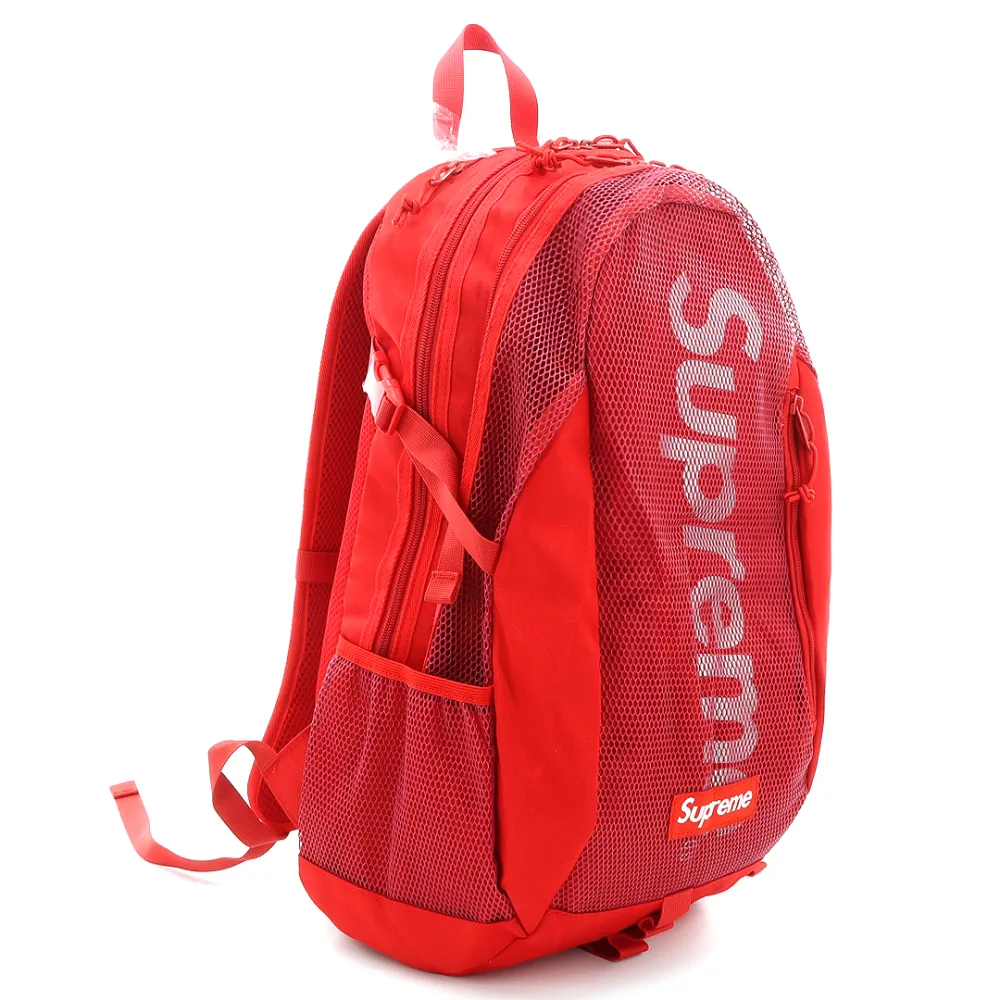 S*p*e large capacity 3m reflective backpack red bag