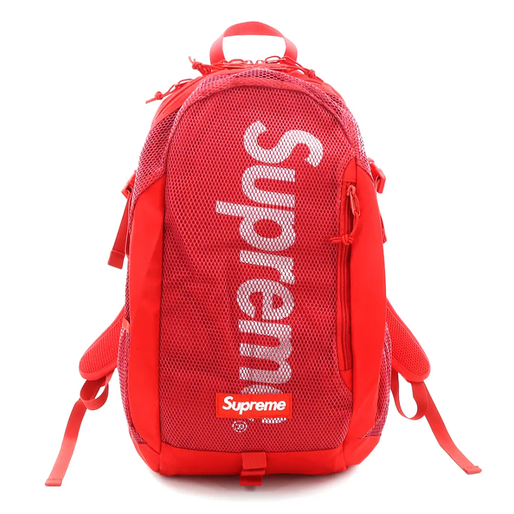 S*p*e large capacity 3m reflective backpack red bag