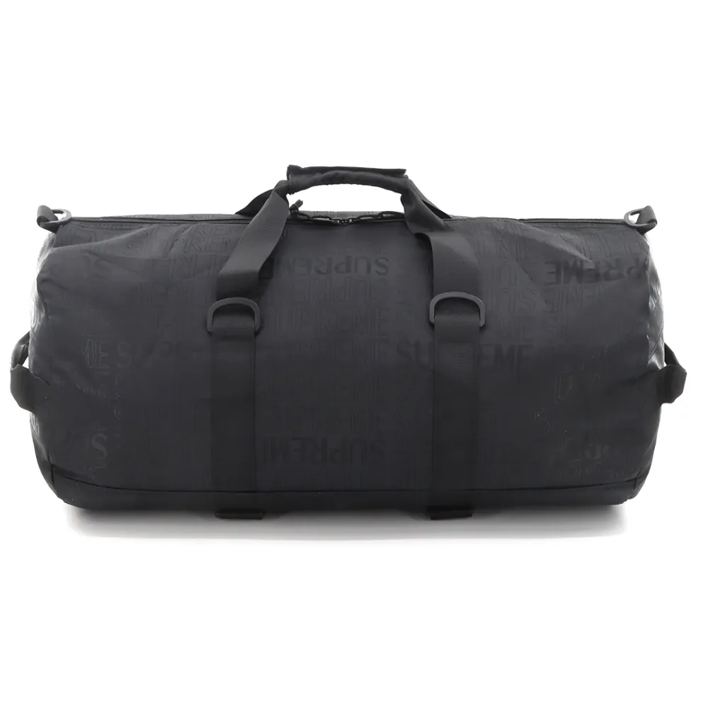 S*p*e obscure full logo travel gym bag black