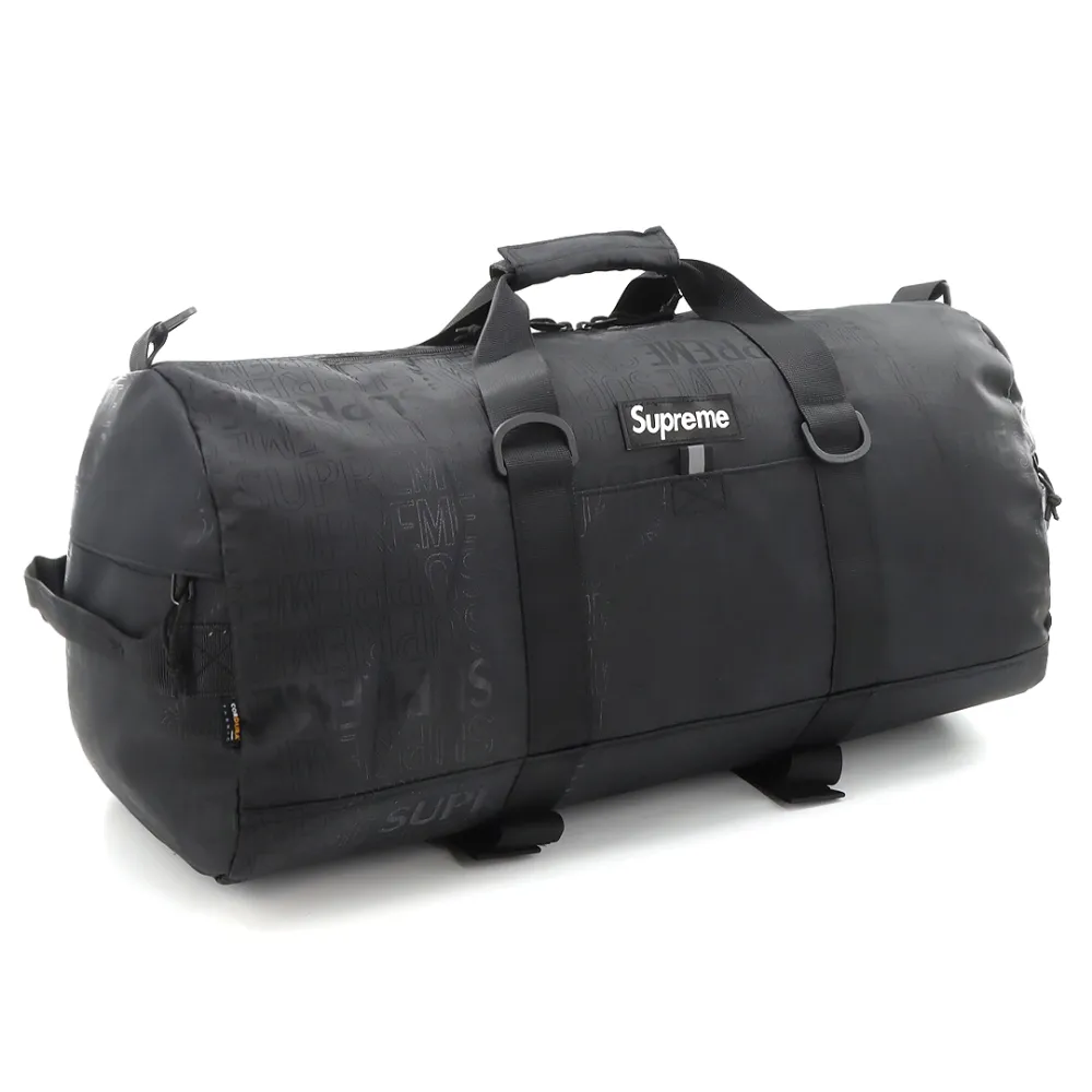 S*p*e obscure full logo travel gym bag black