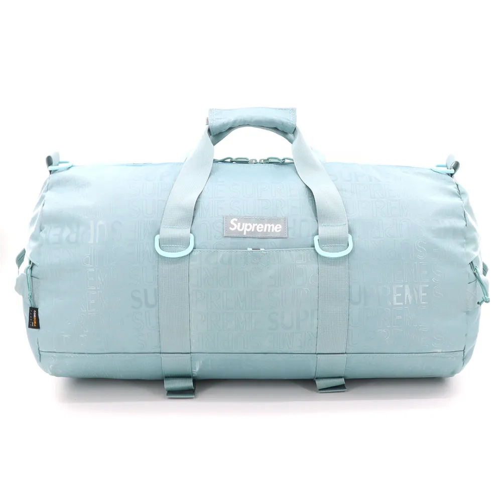 S*p*e obscure full logo travel gym bag ice blue