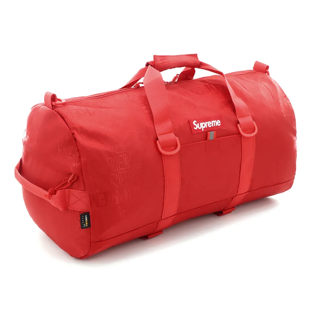 S*p*e obscure full logo travel gym bag red