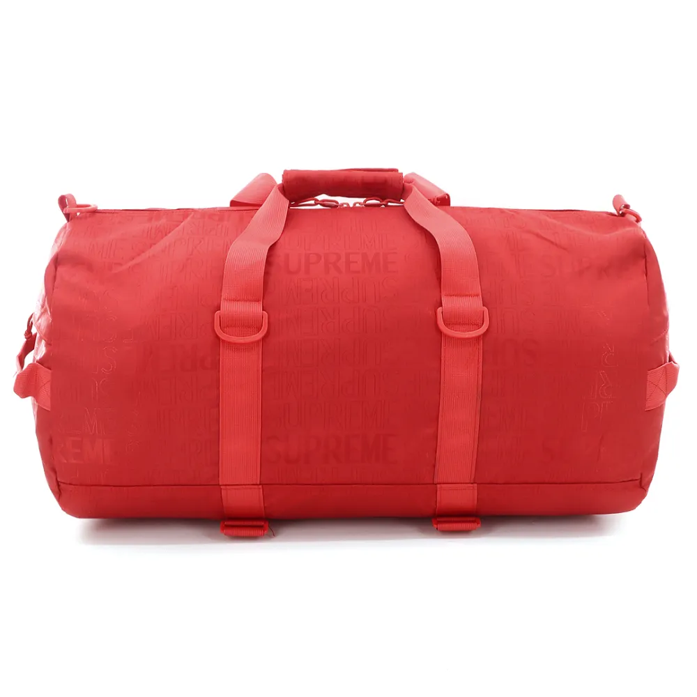 S*p*e obscure full logo travel gym bag red