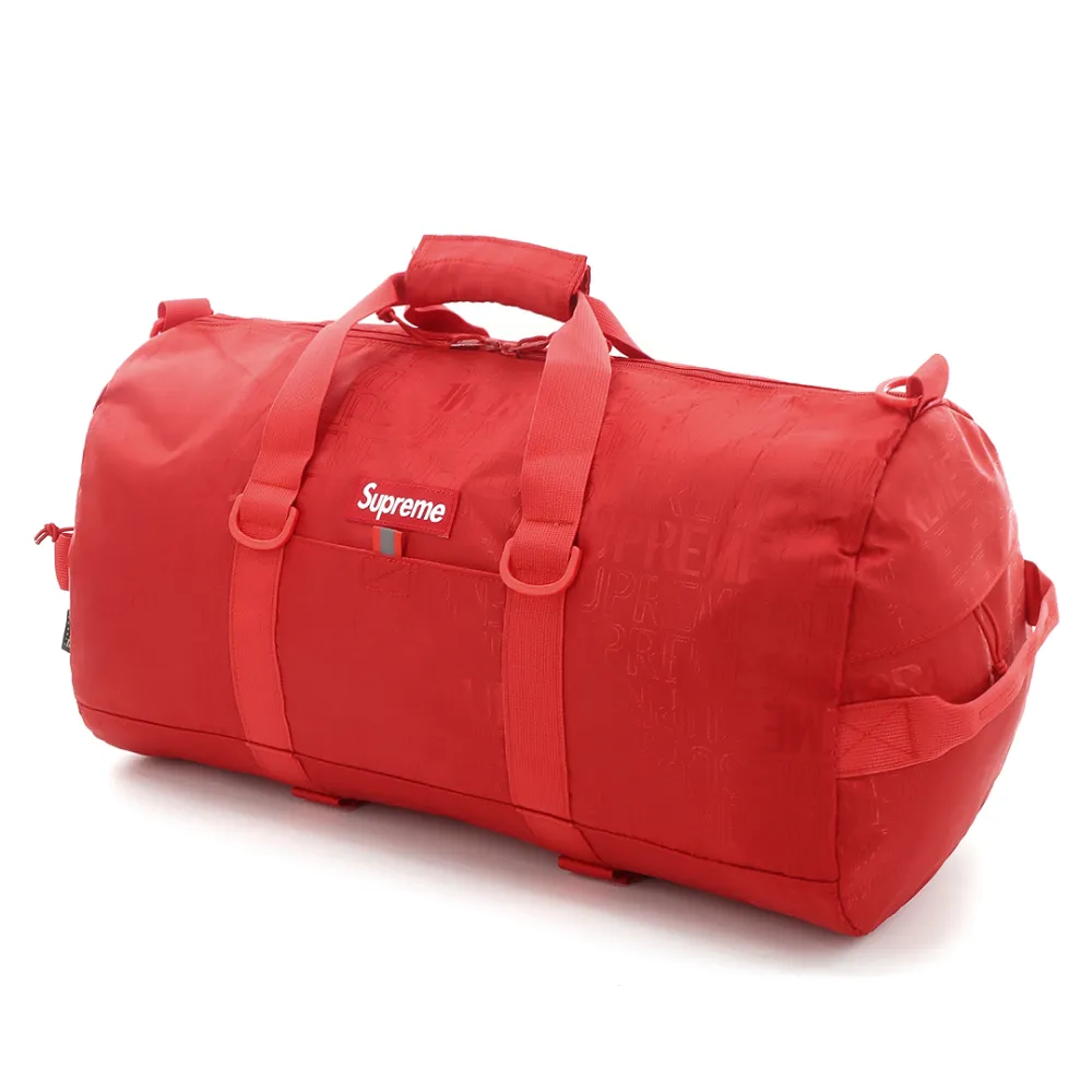 S*p*e obscure full logo travel gym bag red