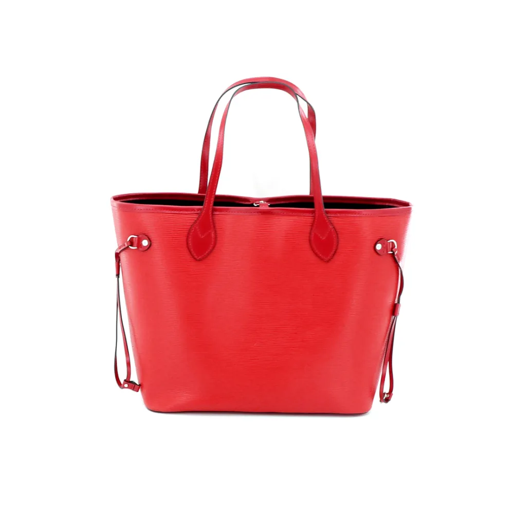 S*p*e water ripple red handbag