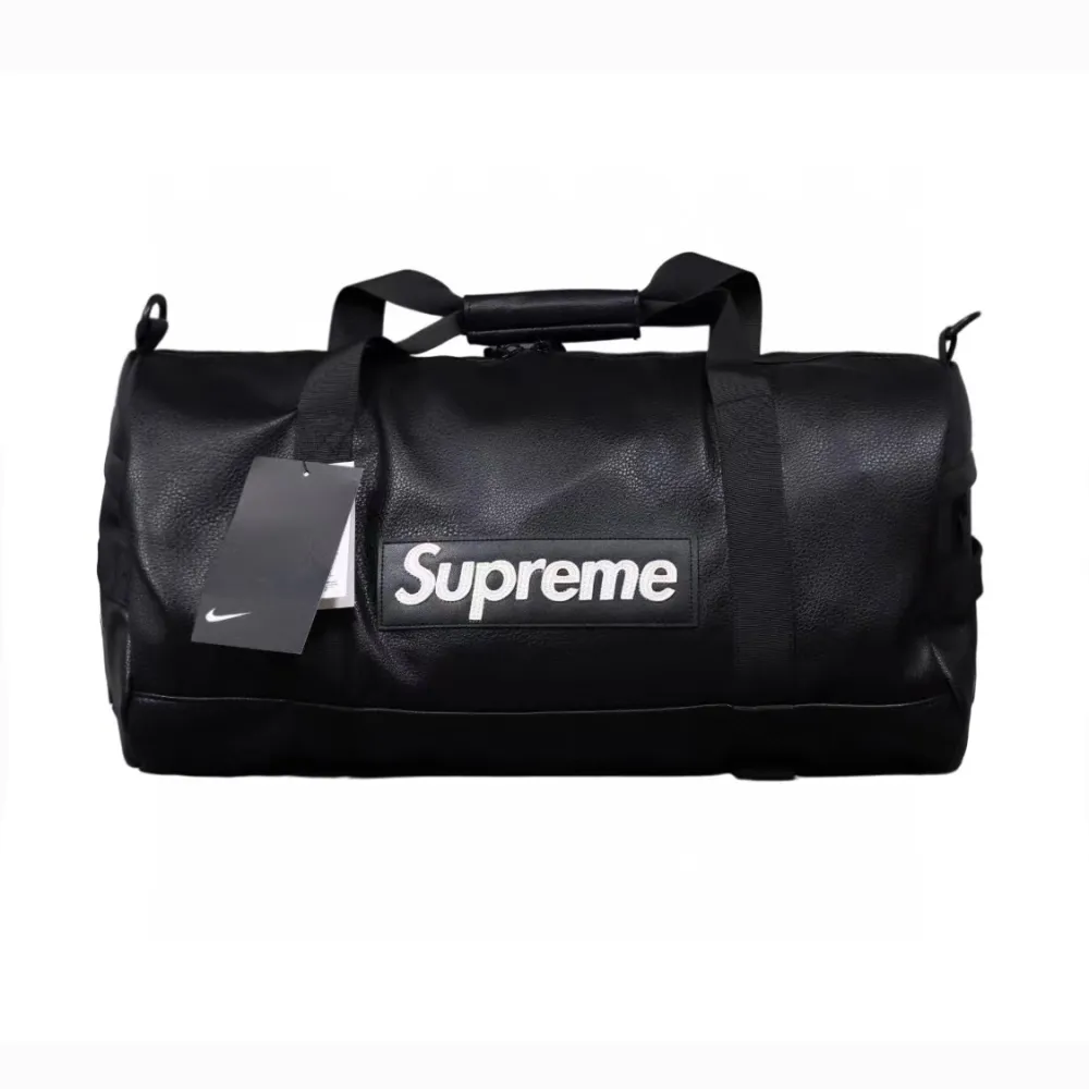 S*p*e x nike joint leather bucket bag black