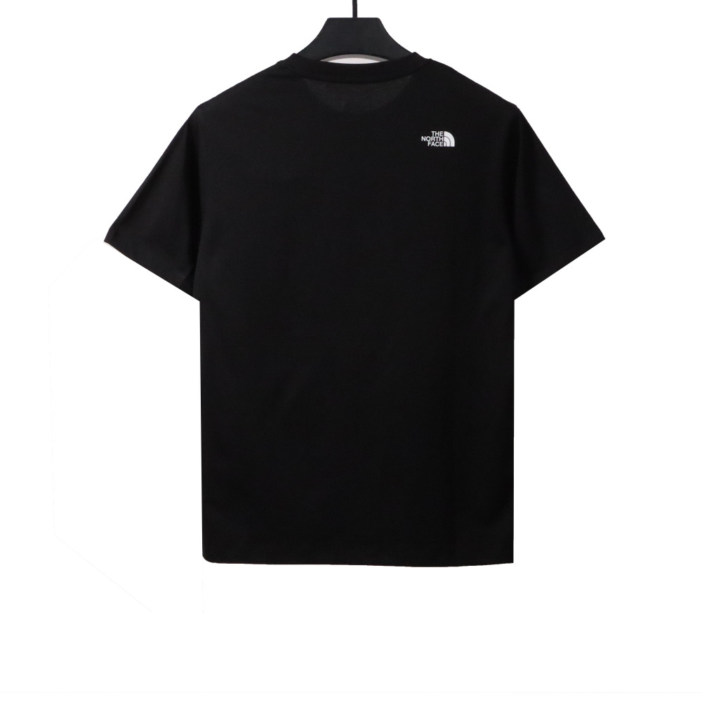 The North Face English logo print short sleeves black T-Shirts
