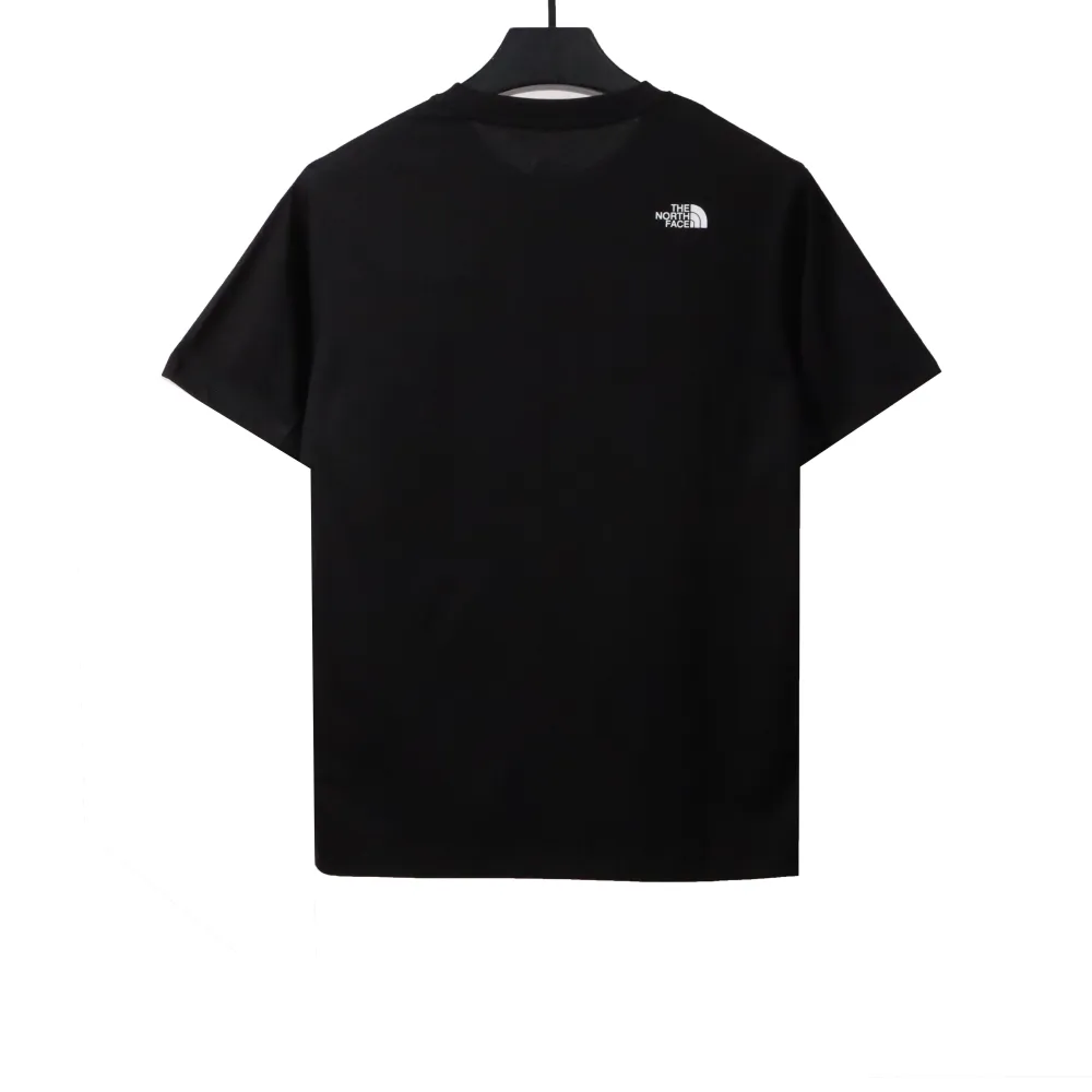 The North Face English logo print short sleeves black T-Shirts