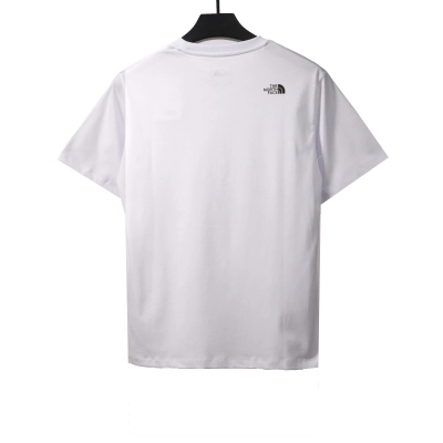 The North Face English logo print short sleeves white T-Shirts 02