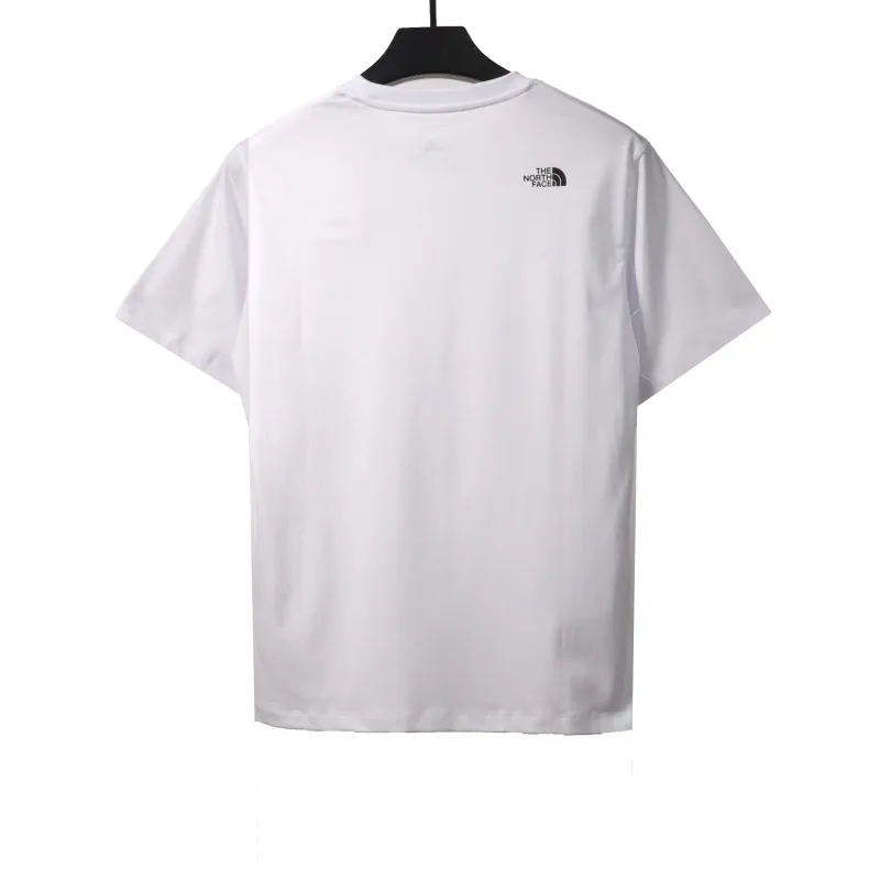 The North Face English logo print short sleeves white T-Shirts